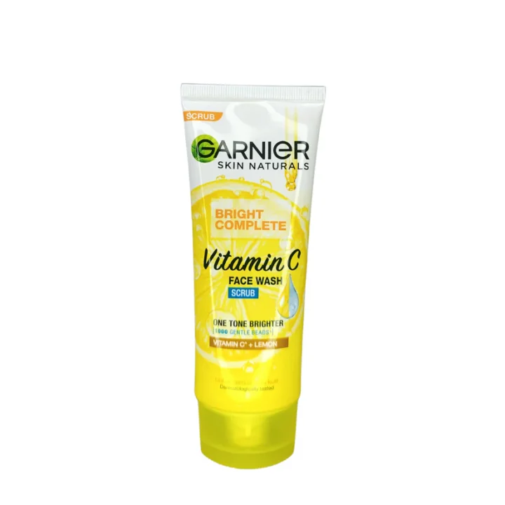 Garnier Bright Complete Vitamin C Face Wash Scrub - 100ml