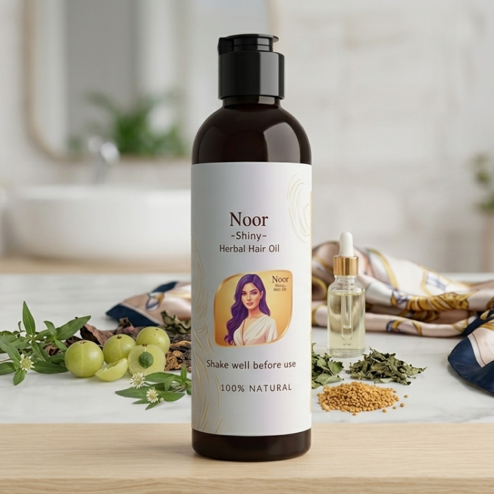 Noor -Shiny- Herbal Hair Oil.